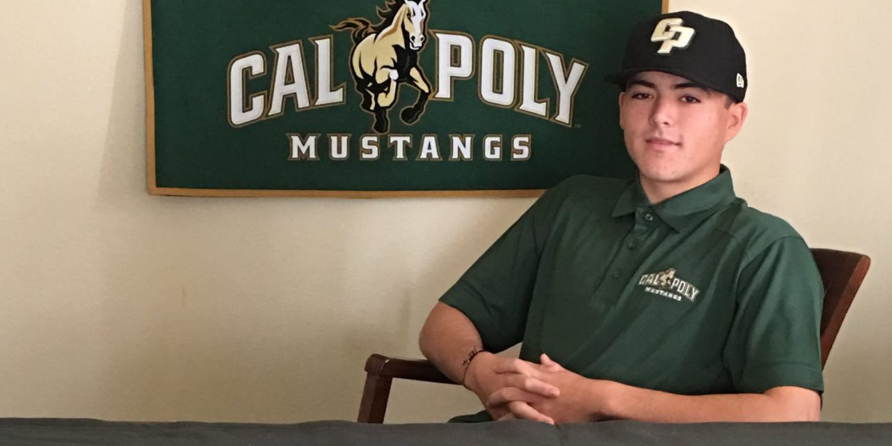 Paso Robles High Senior Wright Signs Letter to Play Baseball at Cal Poly
