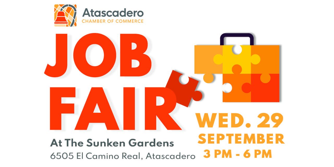 Atascadero Citywide Job Fair Planned for September 29