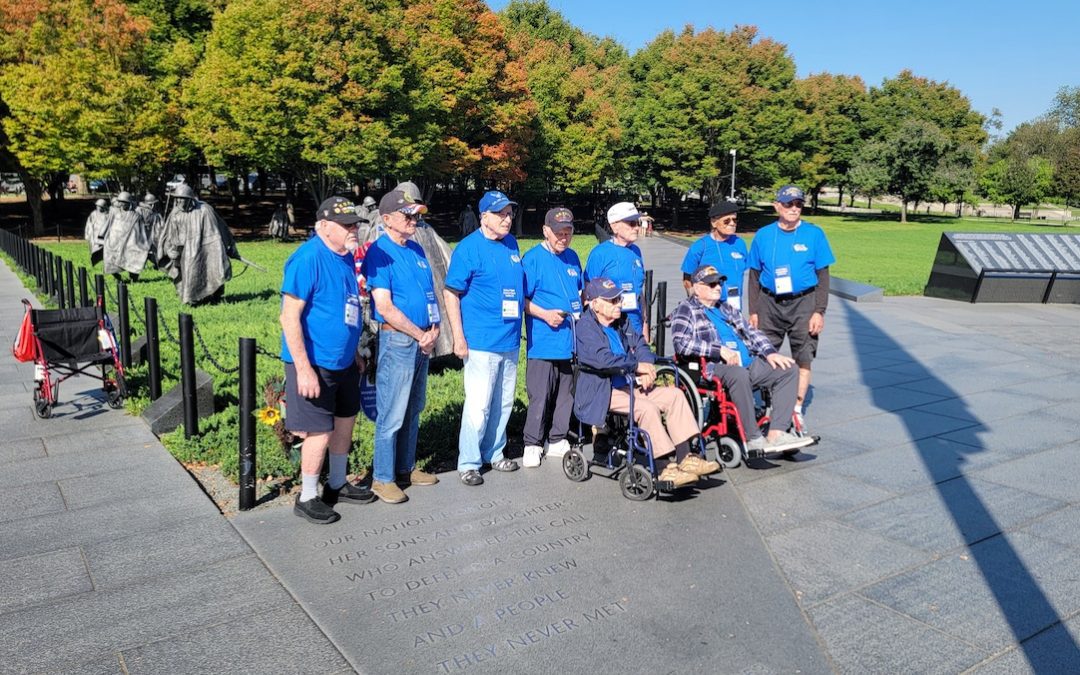 Recent Local Army Veteran takes Honor Flight with all of his sons