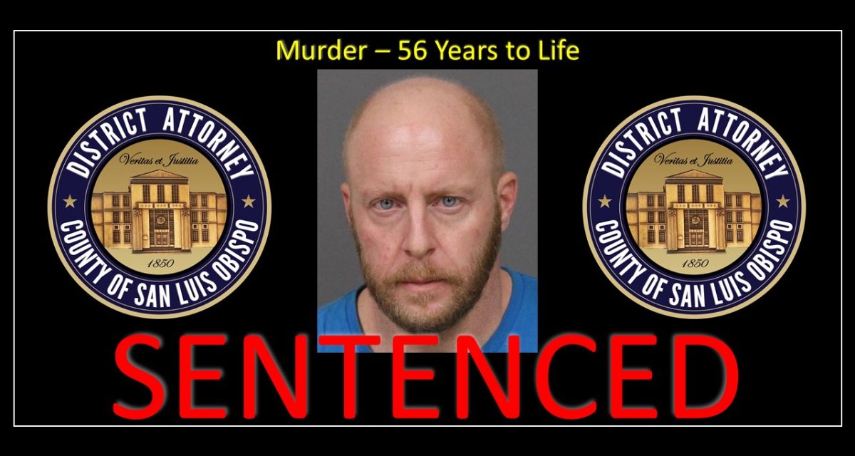 Grover Beach Man Sentenced for 2018 Murder