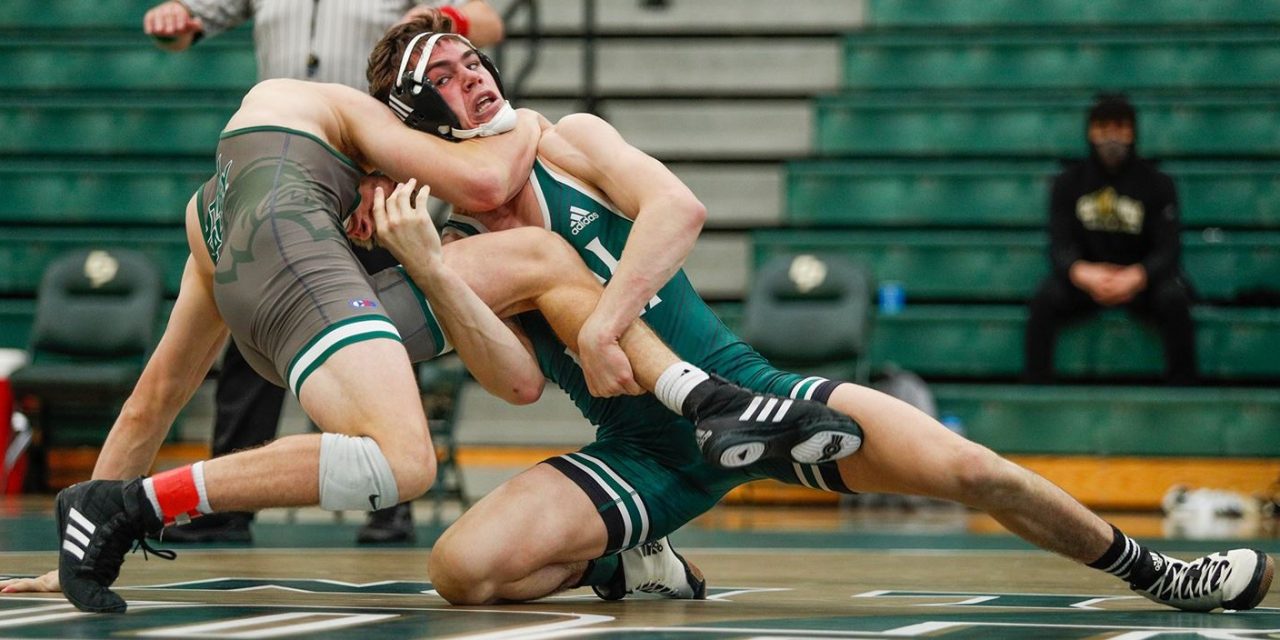Lamer, Aguilar Claim Titles in Three-Team Cal Poly Wrestling Tournament