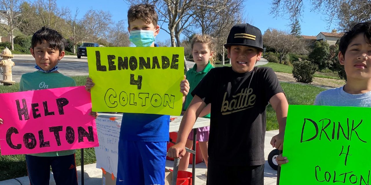 Central Coast Crushers Raise $2500 With Lemonade Stand