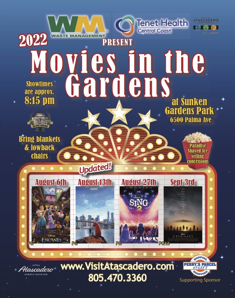 Movies in the Park Flyer Atascadero Magazine Sum 2022 with Bleed UPDATED 6.29.22