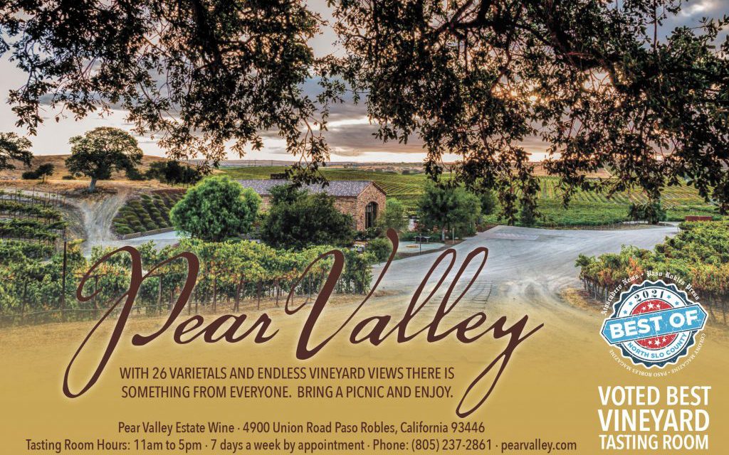 Pear Valley Vineyards named CCWC Winery of the Year