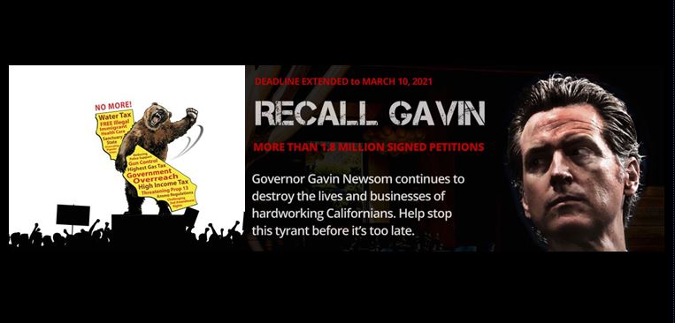 Recall Gavin 2020 Campaign Reaches 1,825,000 Signatures