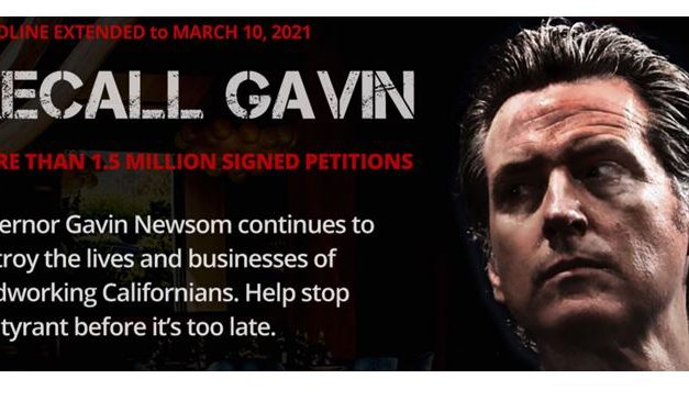 ‘Recall Gavin Newsom’ Campaign Reaches More Than 1.5 Million Signatures