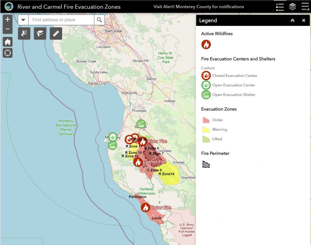 River and Carmel Evacuations