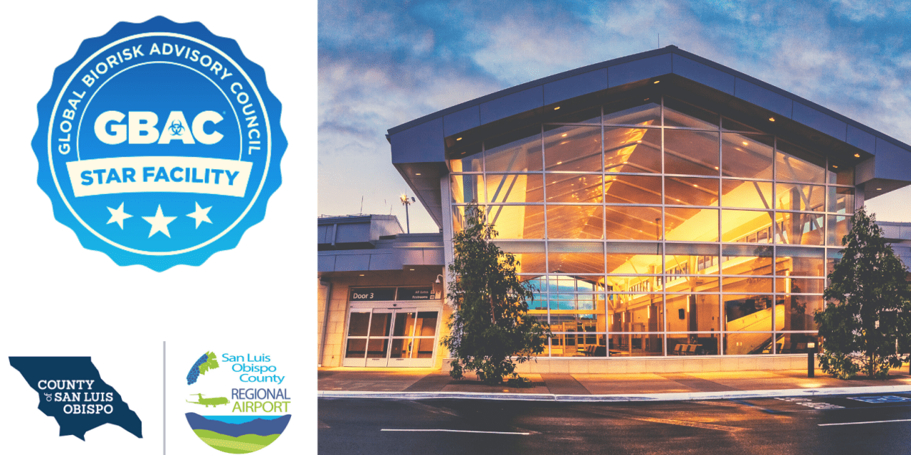 San Luis Obispo County Regional Airport Earns International Cleaning and Safety Accreditation