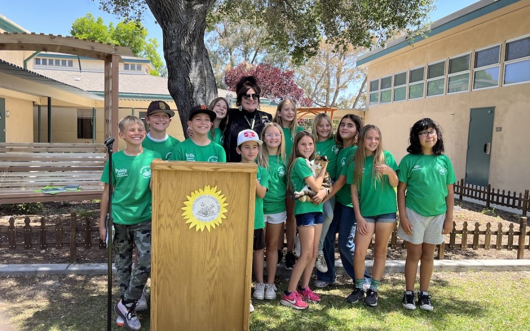 Santa Margarita Elementary School Garden Club hosts second annual Butterfly Release Assembly