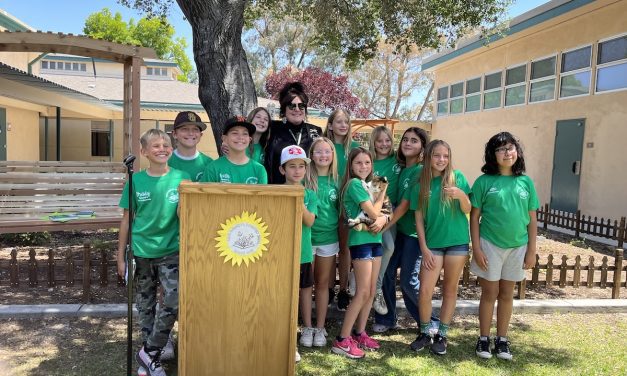 Santa Margarita Elementary School Garden Club hosts second annual Butterfly Release Assembly