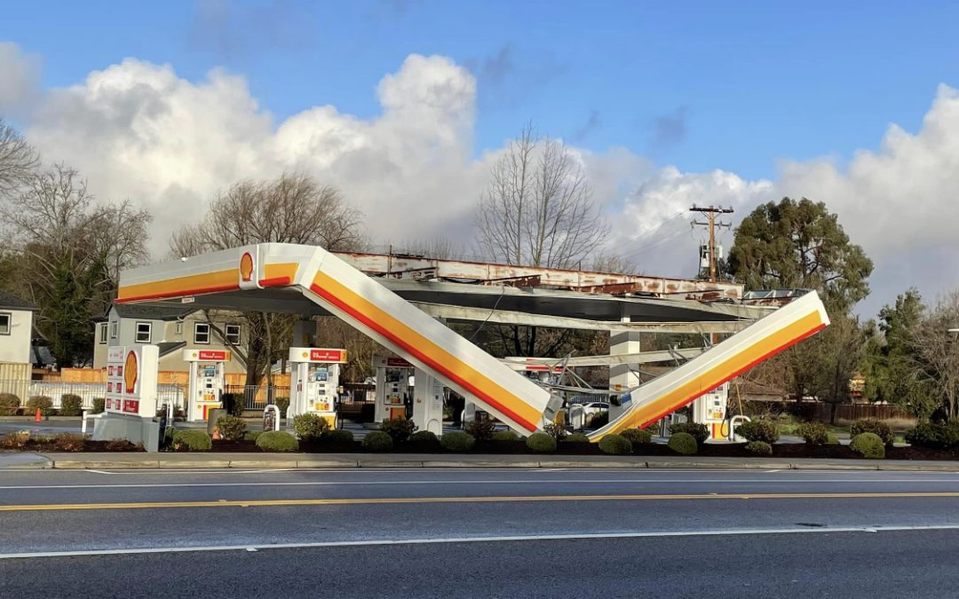 Recent The Shell Station on Morro Road Sustains Damage During Storm