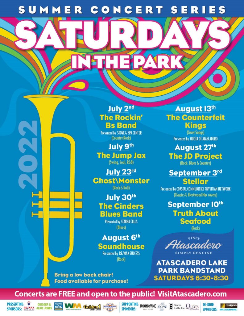 Summer Concerts 2022 Flyer 2