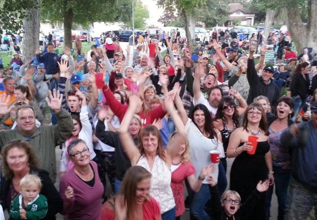 Templeton concert Crowd