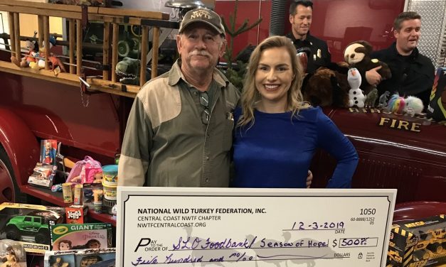 Atascadero Chapter of National Wild Turkey Federation Makes Donation to Food Bank