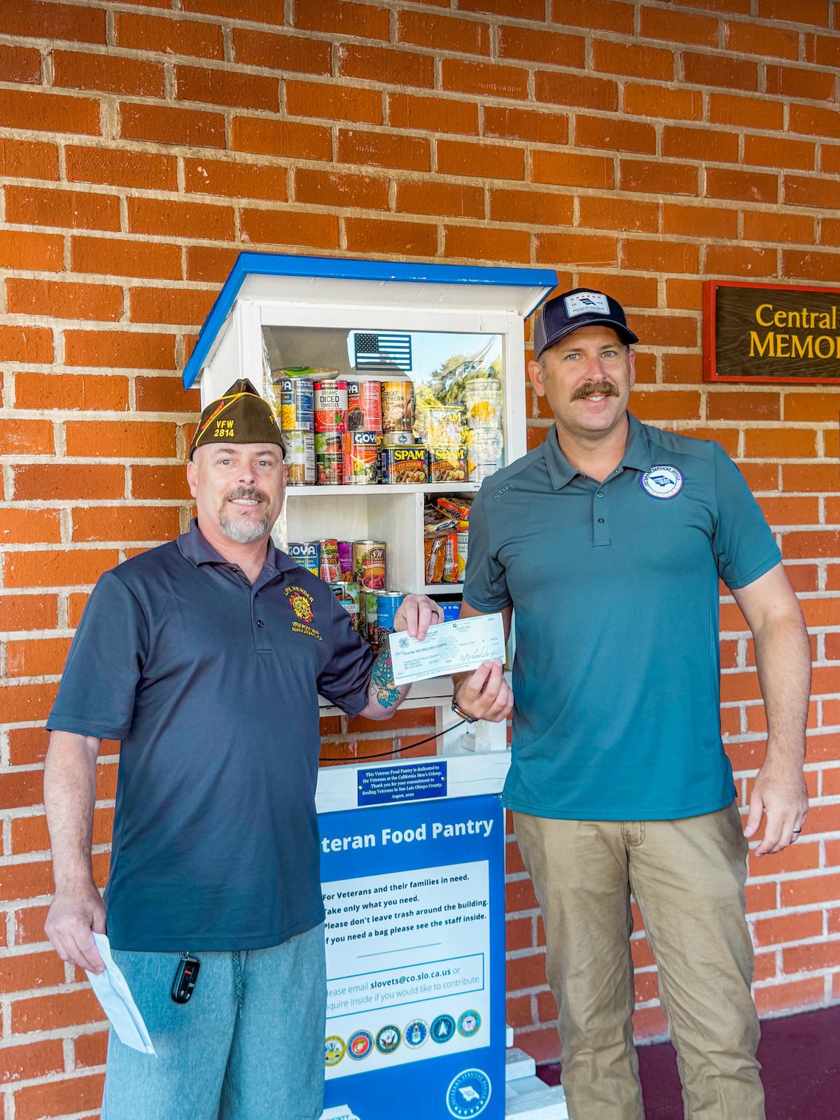 Donation and fundraising efforts support local veterans food bank and combat veterans homelessness • Atascadero News