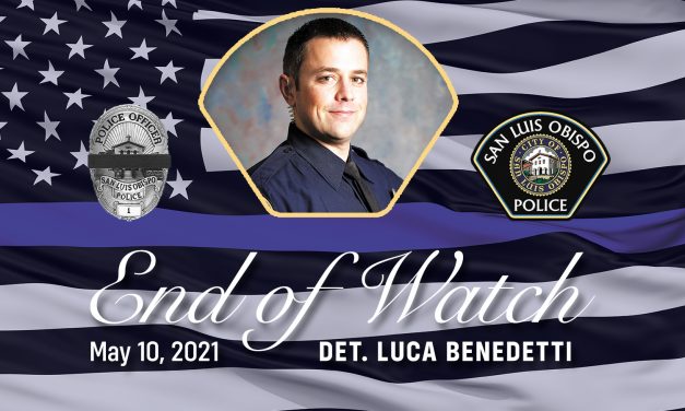 Honoring SLO Detective Luca Benedetti