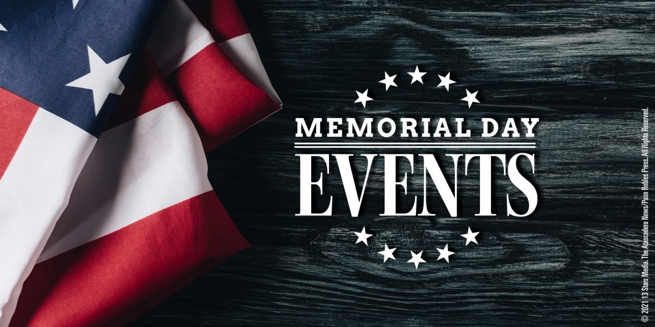 SLO County Memorial Day Weekend Events