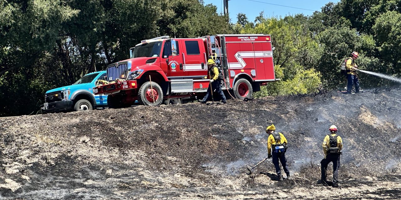 Alert: Fire reported in Atascadero off Highway 101 and San Anselmo