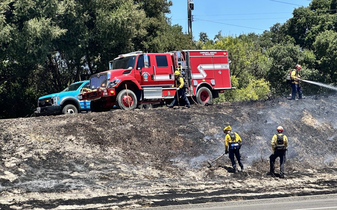 Recent Fire Update: Atascadero fire on US 101 at San Anselmo