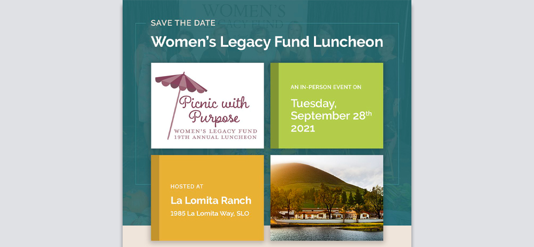 19th Annual Women’s Legacy Fund Luncheon Reimagined for 2021